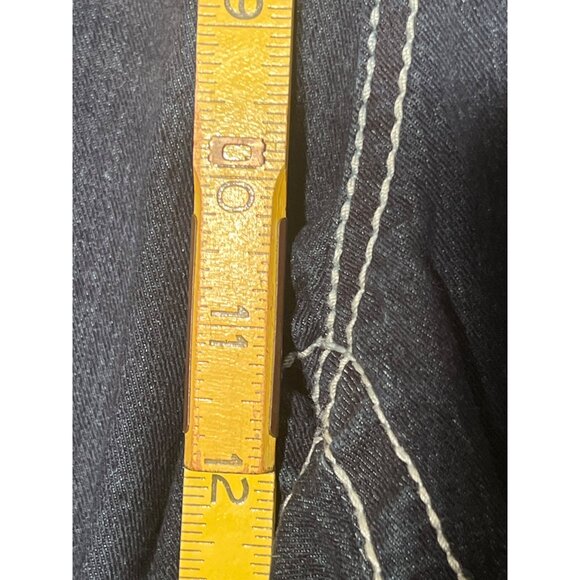 Faded Glory 24W Womens Embroidered Pocket Dark Wash Bootcut Jeans Plus Size - Picture 11 of 13